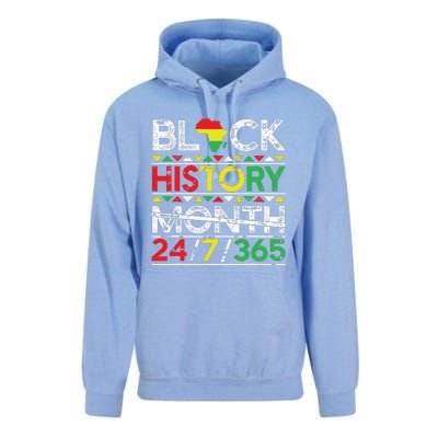 Black History Month 247365 African Melanin Black Unisex Surf Hoodie