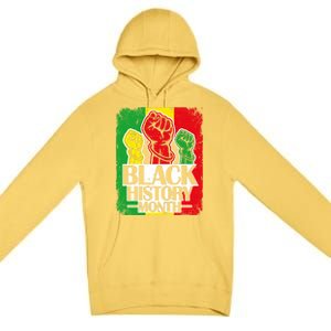 Black History Month Melanin Blm African Freedom Juneteenth Cute Gift Premium Pullover Hoodie