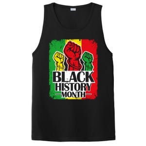 Black History Month Melanin Blm African Freedom Juneteenth Cute Gift PosiCharge Competitor Tank