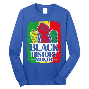 Black History Month Melanin Blm African Freedom Juneteenth Cute Gift Long Sleeve Shirt