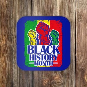 Black History Month Melanin Blm African Freedom Juneteenth Cute Gift Coaster