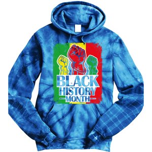 Black History Month Melanin Blm African Freedom Juneteenth Cute Gift Tie Dye Hoodie