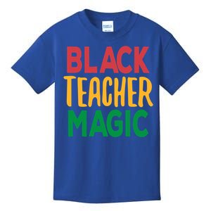 Black History Month For Teacher Black Teacher Magic Gift Kids T-Shirt