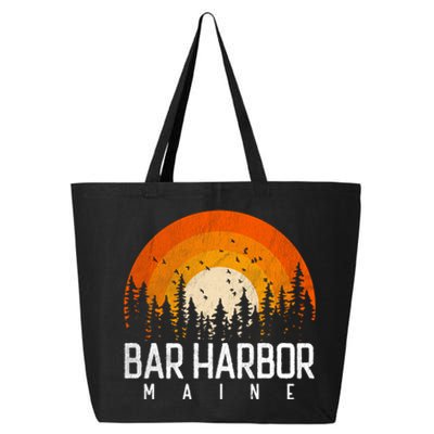 Bar Harbor Maine Me Great Gift Retro Vintage 70s 80s 90s Gift 25L Jumbo Tote