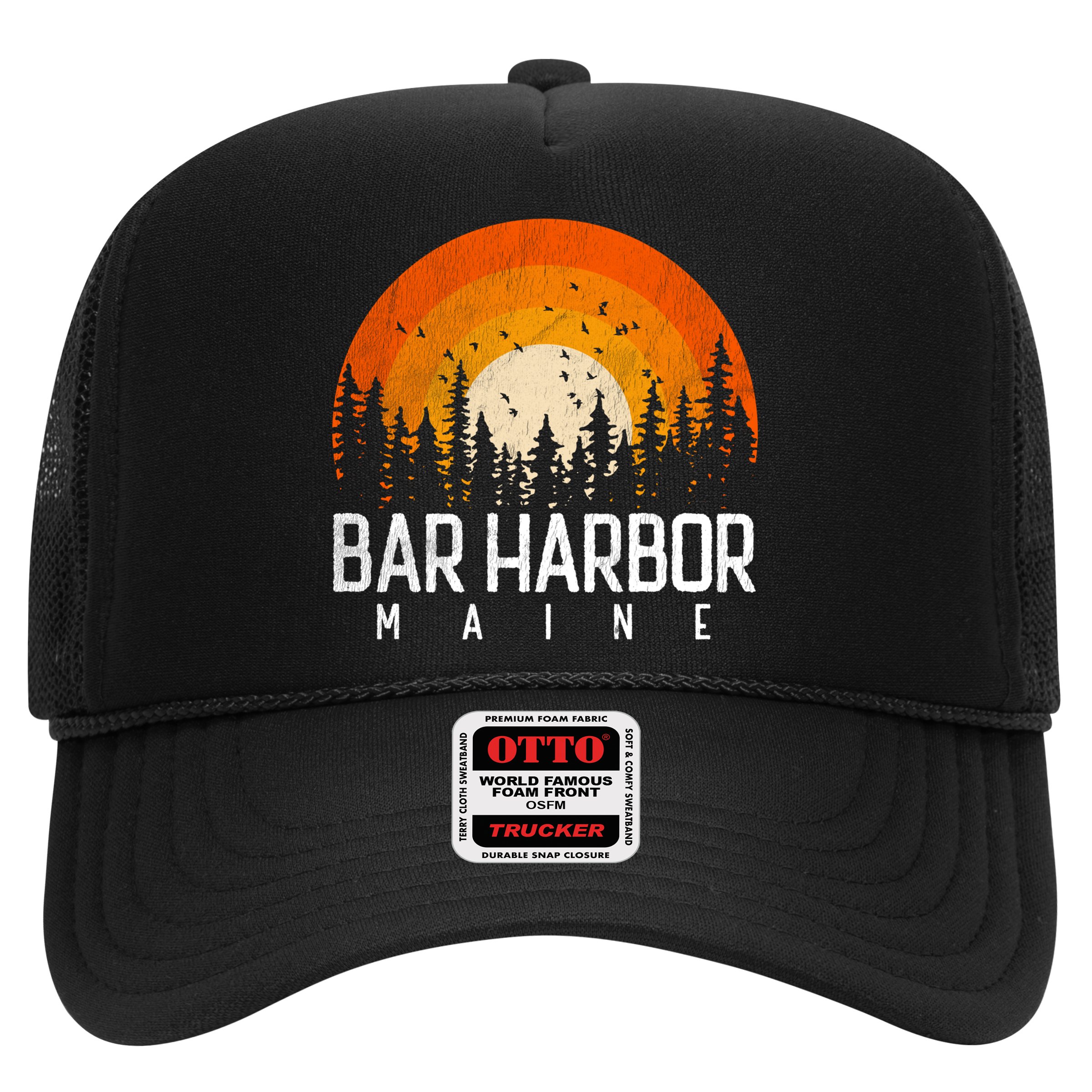 Bar Harbor Maine Me Great Gift Retro Vintage 70s 80s 90s Gift Hat