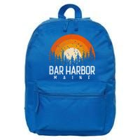 Bar Harbor Maine Me Great Gift Retro Vintage 70s 80s 90s Gift 16 in Basic Backpack