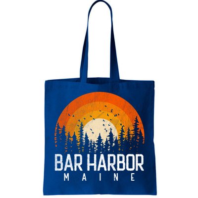 Bar Harbor Maine Me Great Gift Retro Vintage 70s 80s 90s Gift Tote Bag