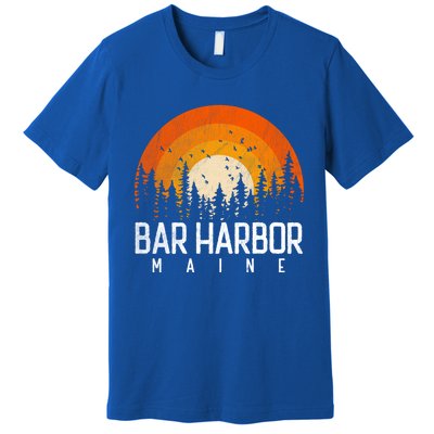 Bar Harbor Maine Me Great Gift Retro Vintage 70s 80s 90s Gift Premium T-Shirt