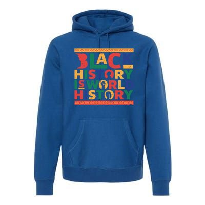 Black History Month Vintage African American Heritage Gift Meaningful Gift Premium Hoodie