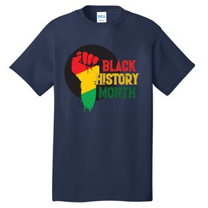 Black History Month Fist Tall T-Shirt