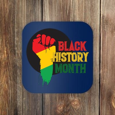 Black History Month Fist Coaster