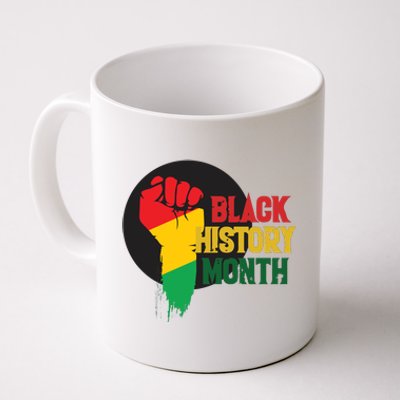 Black History Month Fist Coffee Mug