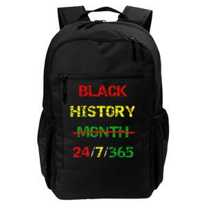 Black History Month 24 7 365 Afro African Pride Daily Commute Backpack