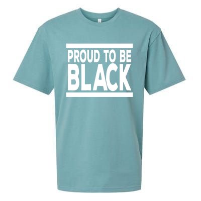 Black History Month Proud To Be Black History Cool Gift Sueded Cloud Jersey T-Shirt