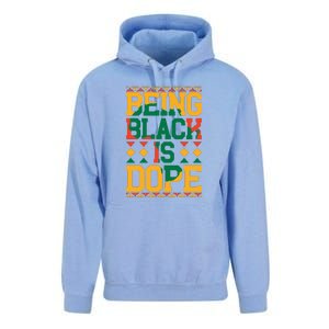 Black History Month Being Black Is Dope Gift Unisex Surf Hoodie