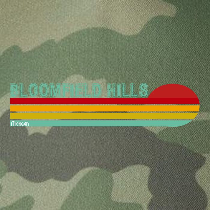 Bloomfield Hills Michigan Legacy Tie Dye Trucker Hat