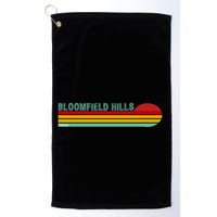 Bloomfield Hills Michigan Golf Towel
