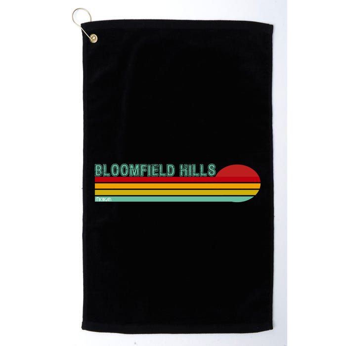 Bloomfield Hills Michigan Golf Towel