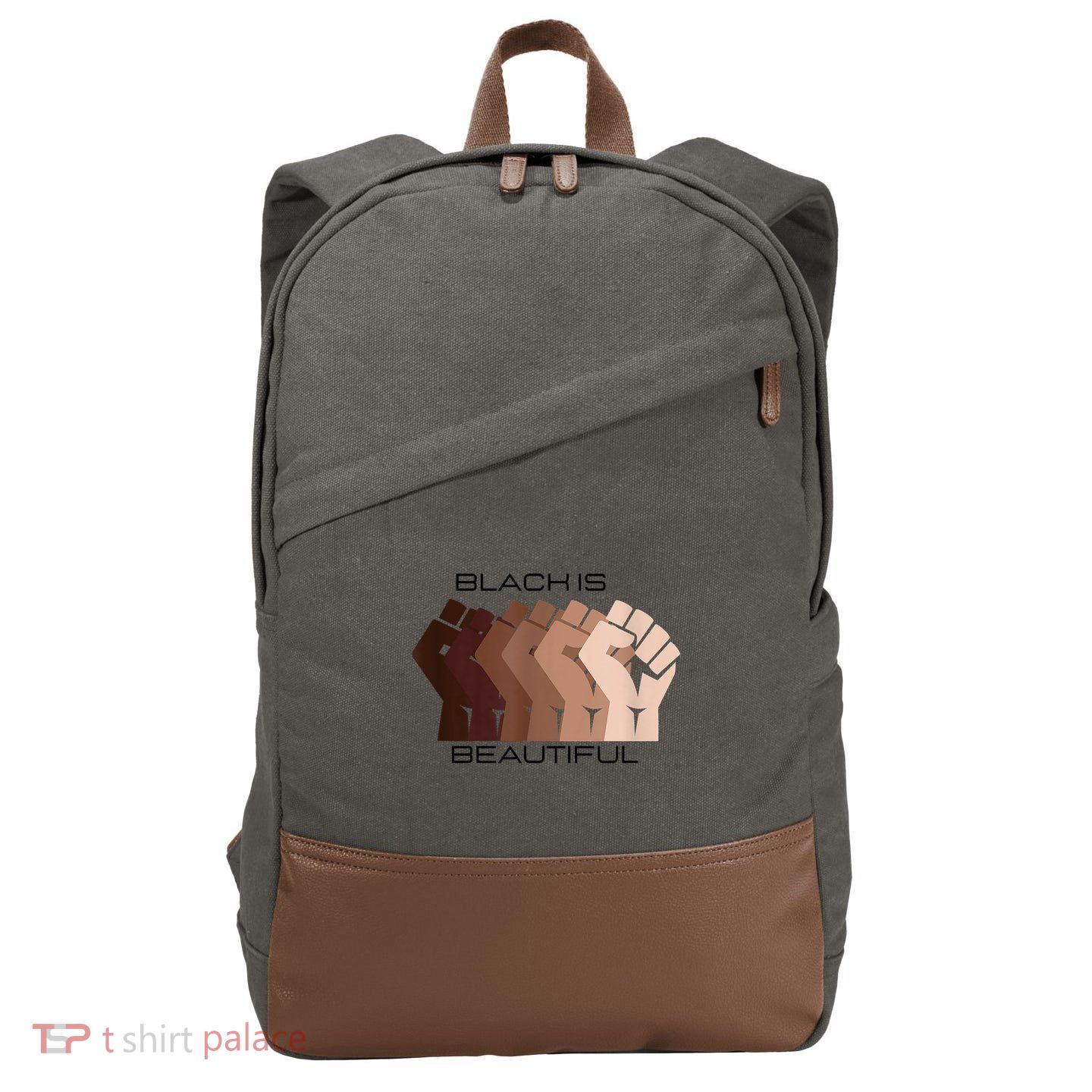 Black History Month Cotton Canvas Backpack