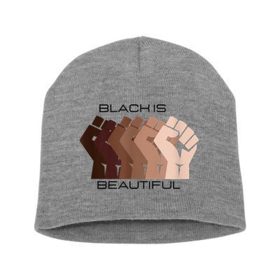 Black History Month Short Acrylic Beanie