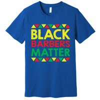 Black History Month Black Barbers Matter Funny Gift Black Pride Great Gift Premium T-Shirt