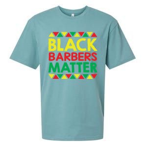 Black History Month Black Barbers Matter Funny Gift Black Pride Great Gift Sueded Cloud Jersey T-Shirt