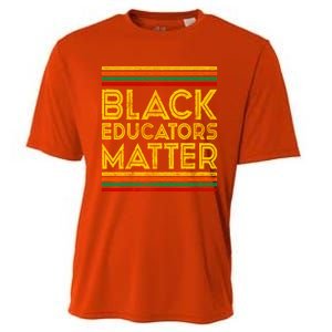 Black History Month Cool Gift Black Educators Matter Gift Cooling Performance Crew T-Shirt