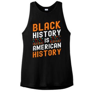 Black History Month Black Hisory Is American History African Cute Gift Ladies PosiCharge Tri-Blend Wicking Tank