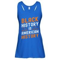 Black History Month Black Hisory Is American History African Cute Gift Ladies Essential Flowy Tank