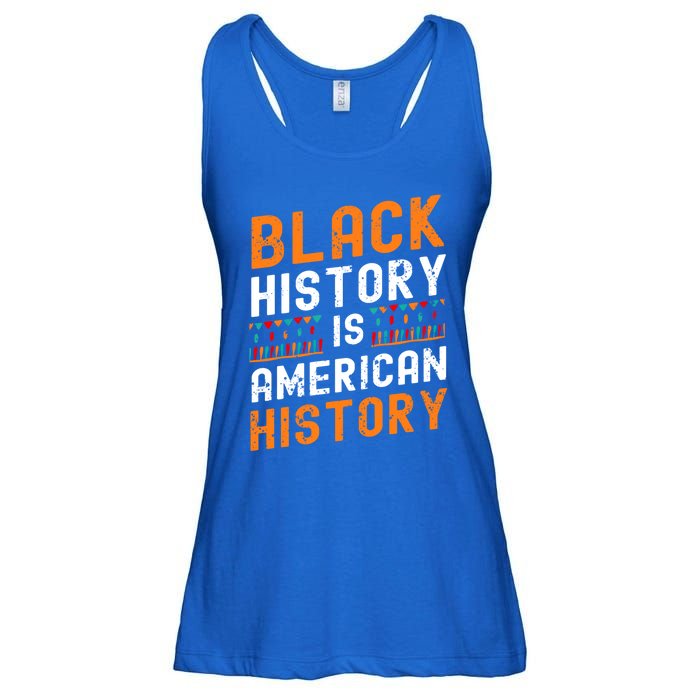 Black History Month Black Hisory Is American History African Cute Gift Ladies Essential Flowy Tank