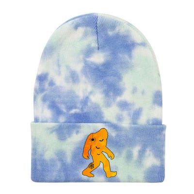 Bigfoot Halloween Moon Sasquatch Scary Costume Tie Dye 12in Knit Beanie