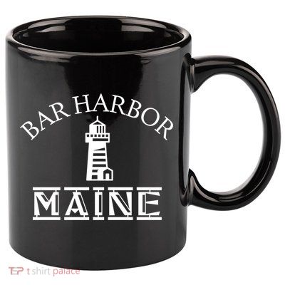 Bar Harbor Maine Tourist Travel Souvenir Vacation Gift 11oz C Handle Ceramic Mug