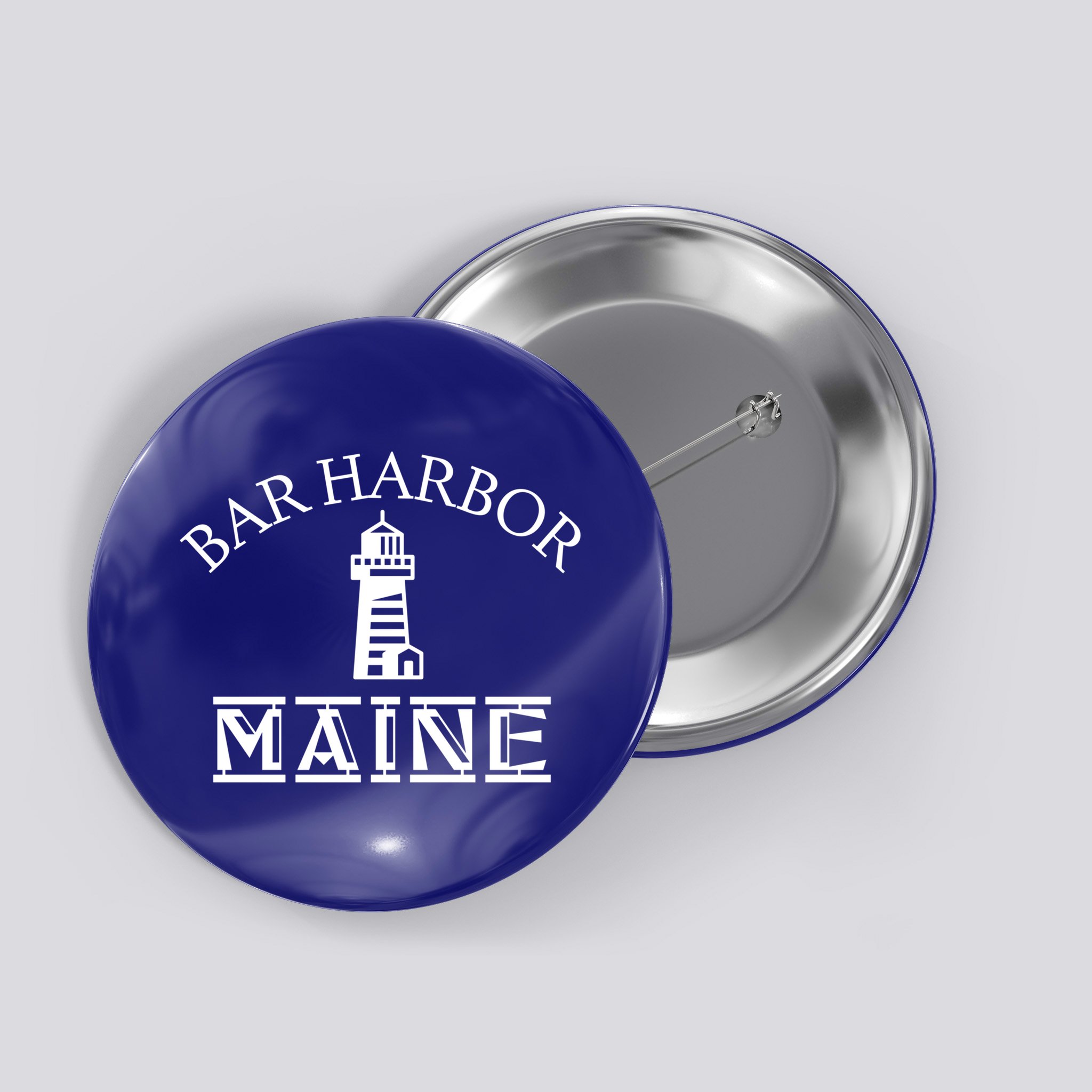 Bar Harbor Maine Tourist Travel Souvenir Vacation Gift Button