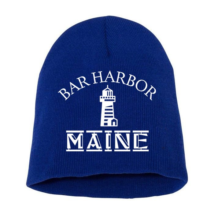 Bar Harbor Maine Tourist Travel Souvenir Vacation Gift Short Acrylic Beanie