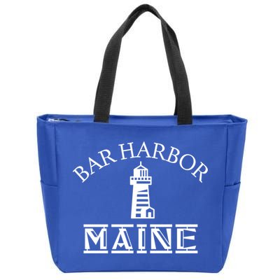 Bar Harbor Maine Tourist Travel Souvenir Vacation Gift Zip Tote Bag