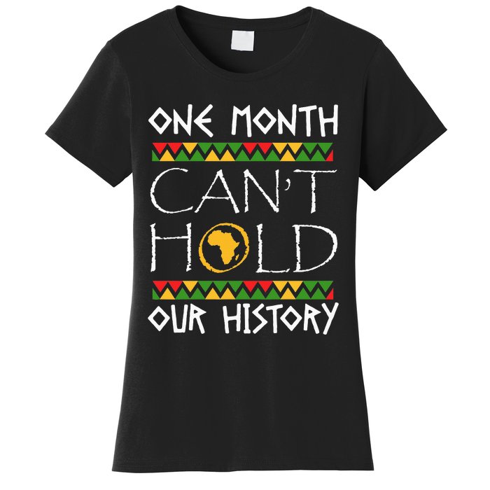 Black History Month Dashiki African Pride Heritage Quotes Women's T-Shirt