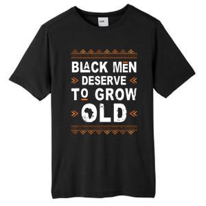 Black History Month Black Deserve To Grow Old Afro Tall Fusion ChromaSoft Performance T-Shirt