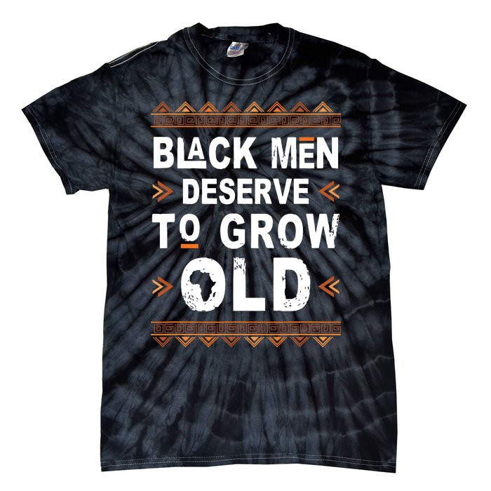 Black History Month Black Deserve To Grow Old Afro Tie-Dye T-Shirt