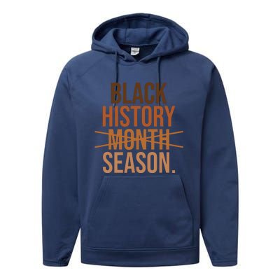 Black History Month Season Celebrate Black History Month Performance Fleece Hoodie