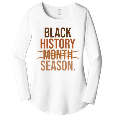 Black History Month Season Celebrate Black History Month Women's Perfect Tri Tunic Long Sleeve Shirt