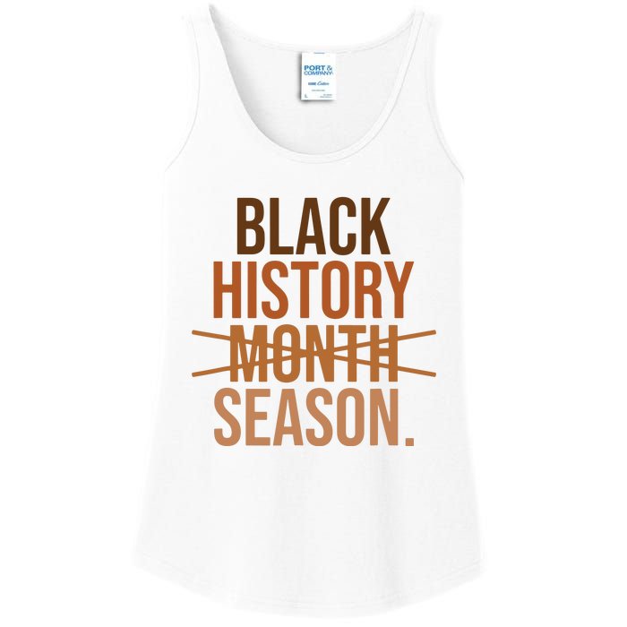 Black History Month Season Celebrate Black History Month Ladies Essential Tank