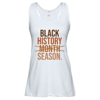 Black History Month Season Celebrate Black History Month Ladies Essential Flowy Tank