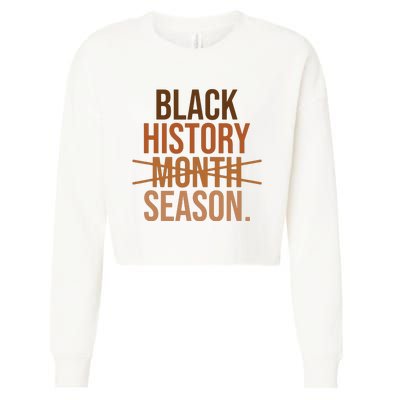 Black History Month Season Celebrate Black History Month Cropped Pullover Crew