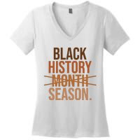 Black History Month Season Celebrate Black History Month Women's V-Neck T-Shirt