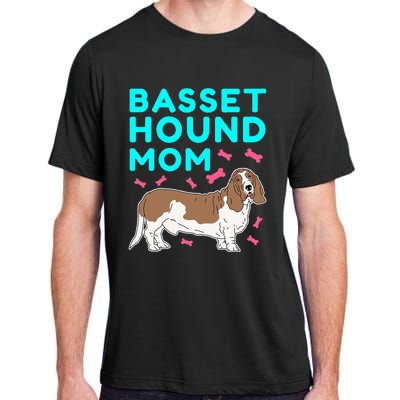 Basset Hound Mom Dog Owner Basset Hound Adult ChromaSoft Performance T-Shirt