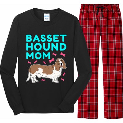 Basset Hound Mom Dog Owner Basset Hound Long Sleeve Pajama Set