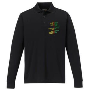 Black History Month Leaders Women Performance Long Sleeve Polo