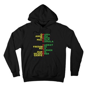 Black History Month Leaders Women Hoodie