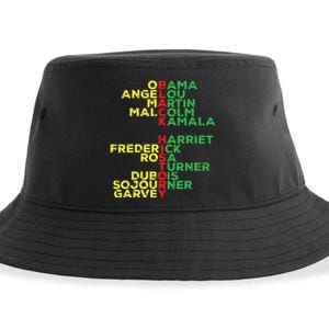 Black History Month Leaders Women Sustainable Bucket Hat