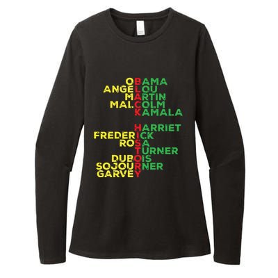 Black History Month Leaders Women Womens CVC Long Sleeve Shirt